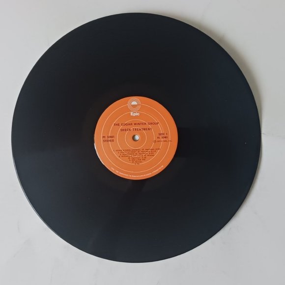 Vintage The Edgar Winter Group Shock Treatment vinyl record 1974 first pressing - Picture 8 of 11
